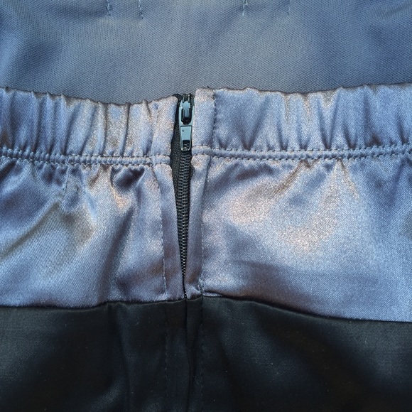 Trixxi Satiny Black and Grey Dress - Picture 5 of 6